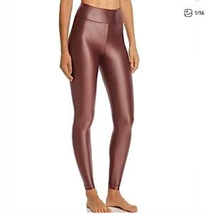 Koral brown lustrous leggings M